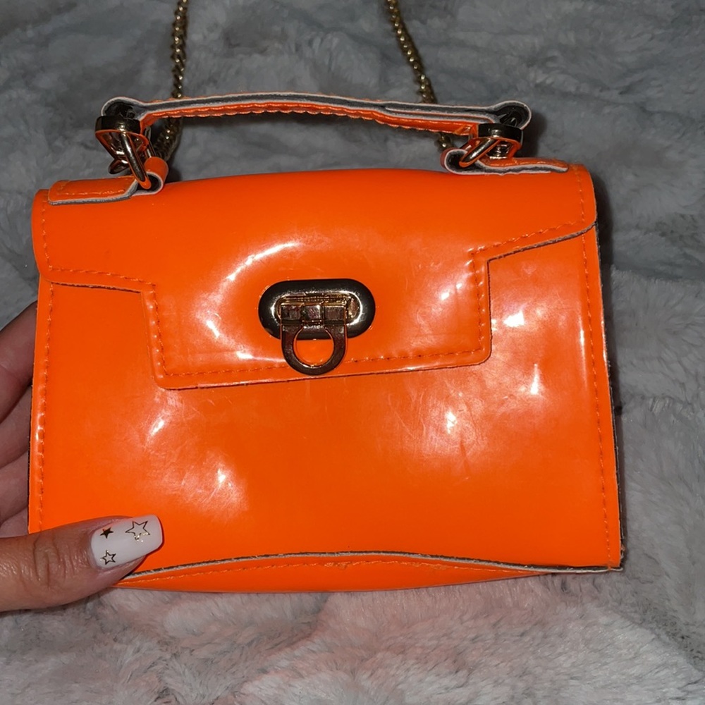 ORANGE MINI BAG CHAIN STRAP - Picture 4 of 6